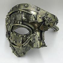 Máscara de cosplay Steampunk Phantom Masquerade Ball Half Face