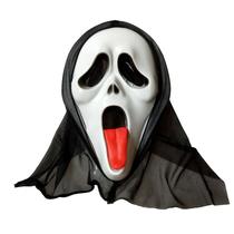 Máscara de cosplay Tongue Out Ghost Horror Halloween Party Máscara de cosplay Tongue Out Ghost Horror Halloween Party