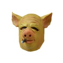 Máscara de cosplay Undertales Pig Resin, capa suspensa para festa