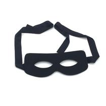 Máscara de cosplay Zorro com bandana Party Black Eye para adulto