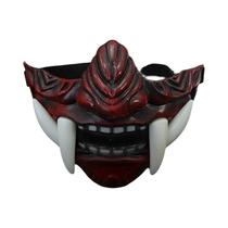 Máscara De Demônio Samurai Oni Para Halloween, Fantasia De Terror, Acessórios Para Festa, Máscara De Máscara De Demônio Samurai Oni Para Halloween, Fantasia De Terror, Acessórios Para Festa, Máscara De