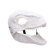 Máscara de dinossauro MANMAOHE Soft Latex Moving Jaw Tyrannosaurus Rex