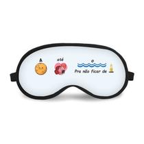 Mascara de dormir - a lua até beijou o mar