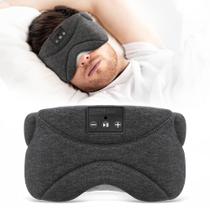 Máscara de dormir Bluetooth Flashmen com ruído branco, luz negra, sensação de gelo, forro modal extra macio, máscara para dormir, fones de ouvido ultrafinos para dormir (pretos) Máscara de dormir Bluetooth Flashmen com ruído branco, luz negra, sensação de gelo, forro modal extra macio, máscara para dormir, fones de ouvido ultrafinos para dormir (pretos)