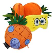 Máscara De Dormir C/ Almofada 2 em 1 Bob Esponja Abacaxi Desenho do Tecido:Amarela Máscara De Dormir C/ Almofada 2 em 1 Bob Esponja Abacaxi Desenho do Tecido:Amarela