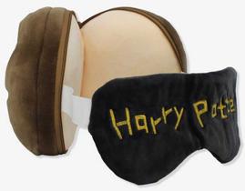 Máscara De Dormir C/ Almofada 2 em 1 Harry Potter Licenciada Cor:Preta Máscara De Dormir C/ Almofada 2 em 1 Harry Potter Licenciada Cor:Preta