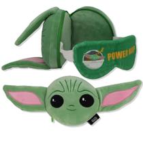 Máscara de Dormir Com Almofada Baby Yoda Star Wars