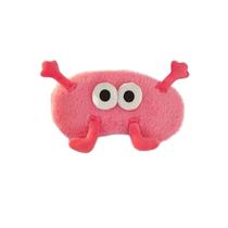 Máscara de dormir Cute Pink Plush Cartoon Monster Design Máscara de dormir Cute Pink Plush Cartoon Monster Design