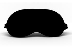 Máscara de Dormir em Isoflex Preta Tapa Olho Descanso Sono Garantido