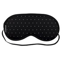Máscara de Dormir em Isoflex Tapa Olho Descanso Sono Garantido Bolinhas Brancas