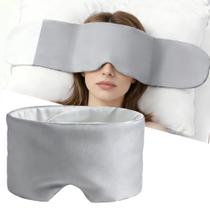Máscara de Dormir KUMFLOI com Peso, Bloqueio Total e Alça Ajustável Máscara de Dormir KUMFLOI com Peso, Bloqueio Total e Alça Ajustável