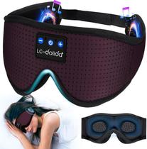 Máscara de dormir LC-Dolida Bluetooth Wireless 3D Contour Red