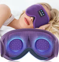 Máscara de dormir LC-Dolida Bluetooth Wireless Fones de ouvido Side Sleep