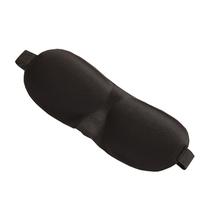 Máscara de dormir Máscara de olhos de poliéster 3D preta para dormir Máscara de dormir Máscara de olhos de poliéster 3D preta para dormir