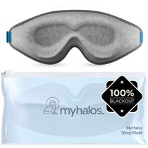 Máscara de Dormir myhalos 3D Bloqueio Total Espuma de Memória Respirável Máscara de Dormir myhalos 3D Bloqueio Total Espuma de Memória Respirável