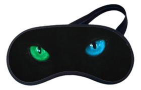 Mascara De Dormir Olhos De Gato Verde Azul