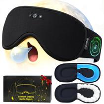 Máscara de Dormir ZHENYEMEI com Gel Bluetooth e Reprodução de 15H Máscara de Dormir ZHENYEMEI com Gel Bluetooth e Reprodução de 15H