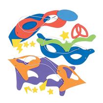 Máscara de espuma de super-heróis Craft Kit Fun Express VBS para 12 crianças Máscara de espuma de super-heróis Craft Kit Fun Express VBS para 12 crianças
