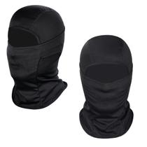 Máscara de esqui Achiou Summer Balaclava Máscara facial protetora UV preta Máscara de esqui Achiou Summer Balaclava Máscara facial protetora UV preta