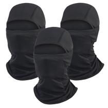 Máscara de esqui Balaclava AILONSHAWN preta, pacote com 3 unidades para homens e mulheres Máscara de esqui Balaclava AILONSHAWN preta, pacote com 3 unidades para homens e mulheres