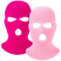 Máscara de esqui Balaclava EBOOT de 3 furos tricotada para rosto inteiro, inverno x2