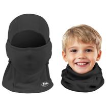 Máscara de esqui Balaclava OMDEX Kids Winter Full Face Black