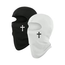 Máscara De Esqui Balaclava Preta Respirável Para Ciclismo, Motociclismo, Caminhadas E Esportes Ao Ar