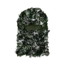 Máscara De Esqui Camuflada Unissex De Tricô Com Efeito Desgastado, Balaclava Quente E À Prova De