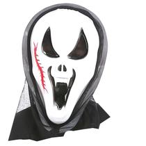 Máscara de fantasia de cosplay Halloween Horror Scream com língua comprida