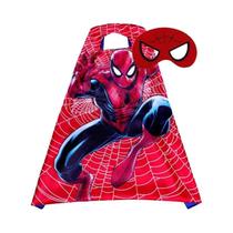 Máscara De Fantasia Marvel Disney Frozen Homem-Aranha Batman Com Capa Para Crianças Presente De