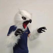 Máscara de fantasia Resin Owl Bear Animal Head para Halloween e Cosplay