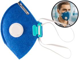 Máscara De Feltro Reutilizável Com Válvula Proteção Respiratória Contra Poeira Névoas Pó Atlas