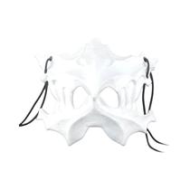 Máscara De Festa De Caveira Anime Dragão Deus Esqueleto Meia Face Acessório De Fantasia Para Dança