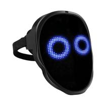 Máscara De Festa LED Com Sensor De Gestos, Display Inteligente, Controle Por Aplicativo Bluetooth,
