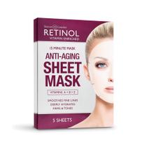 Máscara de folha Retinol Antienvelhecimento Hidratante com Colágeno 5 folhas Máscara de folha Retinol Antienvelhecimento Hidratante com Colágeno 5 folhas