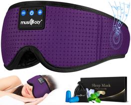 Máscara de fones de ouvido para dormir MUSICOZY Máscara Bluetooth para olhos para dormir Máscara de fones de ouvido para dormir MUSICOZY Máscara Bluetooth para olhos para dormir