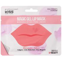Máscara de gel para os lábios Magic Gel Lip Mask Kiss NY - hidratação e volume