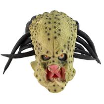 Máscara de Halloween Alien Predators Cosplay, chapéu de látex