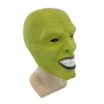 Máscara de Halloween Jim Carrey Cosplay Creepy Headgear Latex