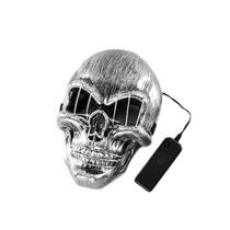 Máscara de Halloween LED brilhante para festa à fantasia de carnaval