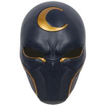 Máscara de Halloween Moons Knights Cosplay, chapéu de látex Máscara de Halloween Moons Knights Cosplay, chapéu de látex