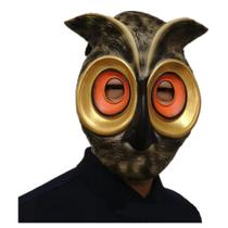 Máscara de Halloween Owl Dusty Cosplay, capacete de látex para adultos