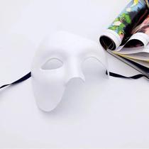 Máscara De Halloween Para Adultos Fantasma Da Ópera Máscara De Meio Rosto Com Um Olho Para Homens Máscara De Halloween Para Adultos Fantasma Da Ópera Máscara De Meio Rosto Com Um Olho Para Homens