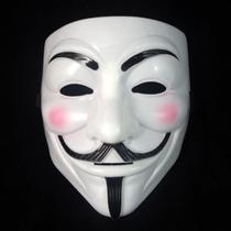 Máscara De Halloween V De Vingança Hacker Anonymous Plástico Rígido Pronta Entrega Envio Imediato Máscara De Halloween V De Vingança Hacker Anonymous Plástico Rígido Pronta Entrega Envio Imediato