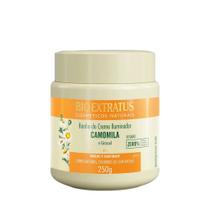 Máscara de Hidratação Capilar Camomila Girassol Banho de Creme Iluminador 250g Bio Extratus