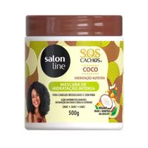 Máscara de Hidratação Intensa Salon Line Sos Cachos Coco Hidratação Nutritiva 500g Máscara de Hidratação Intensa Salon Line Sos Cachos Coco Hidratação Nutritiva 500g
