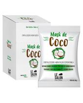 Máscara De Hidratação Le Salon Mask De Coco Kit 12 Sachê 30G