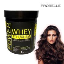 Máscara De Hidratação Potência Capilar Power Whey Fit Cream PROBELLE Creme de Cabelo 1Kg Máscara De Hidratação Potência Capilar Power Whey Fit Cream PROBELLE Creme de Cabelo 1Kg