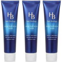 Máscara de hidratação profunda Hair Biology 150 ml x 3 biotina, sem parabenos Máscara de hidratação profunda Hair Biology 150 ml x 3 biotina, sem parabenos