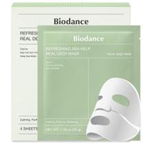 Máscara de Hidrogel Biodance Refreshing Sea Kelp - 4 Unidades de 34g